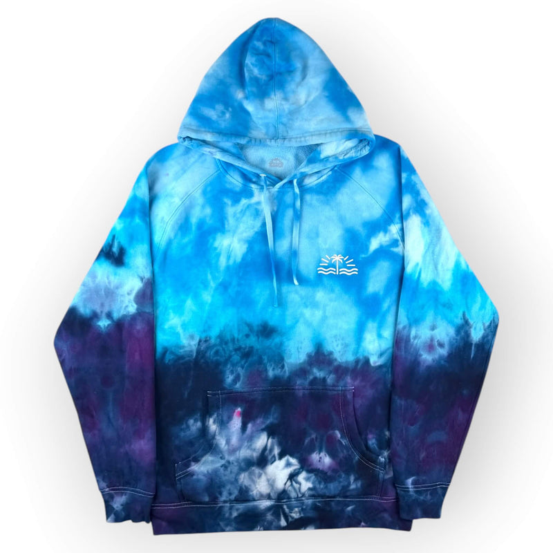 hand dyed Tie Dye Hoodie - Adults Large by And And Tie Dye