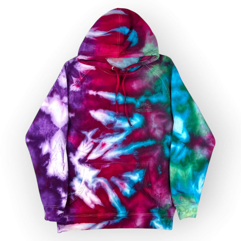 hand dyed Tie Dye Hoodie - Adults Large by And And Tie Dye