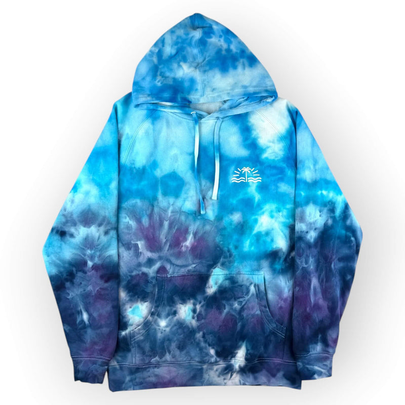 hand dyed Tie Dye Hoodie - Adults Large by And And Tie Dye