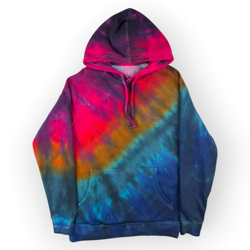 hand dyed Tie Dye Hoodie - Adult Small by And And Tie Dye