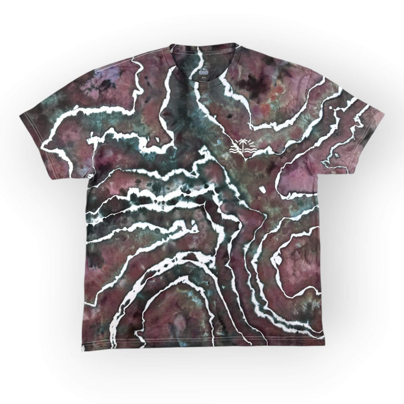 hand dyed Tie Dye Tee - Timber Geode by And And Tie Dye