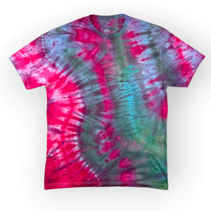 
                  
                    hand dyed Tie Dye Tee - Aqua Pink by And And Tie Dye
                  
                