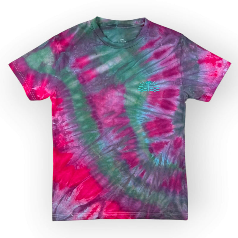 
                  
                    hand dyed Tie Dye Tee - Aqua Pink by And And Tie Dye
                  
                