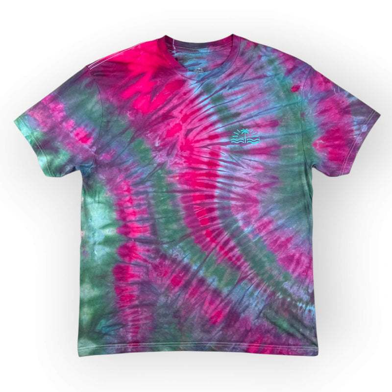 
                  
                    hand dyed Tie Dye Tee - Aqua Pink by And And Tie Dye
                  
                