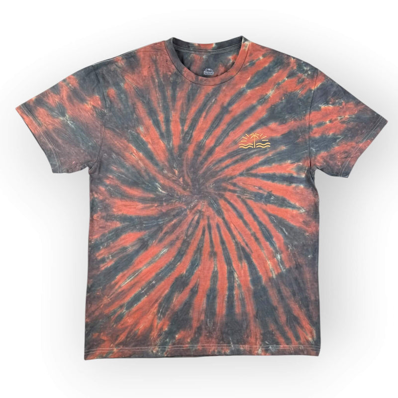 hand dyed Tie Dye Tee - Rust Black by And And Tie Dye