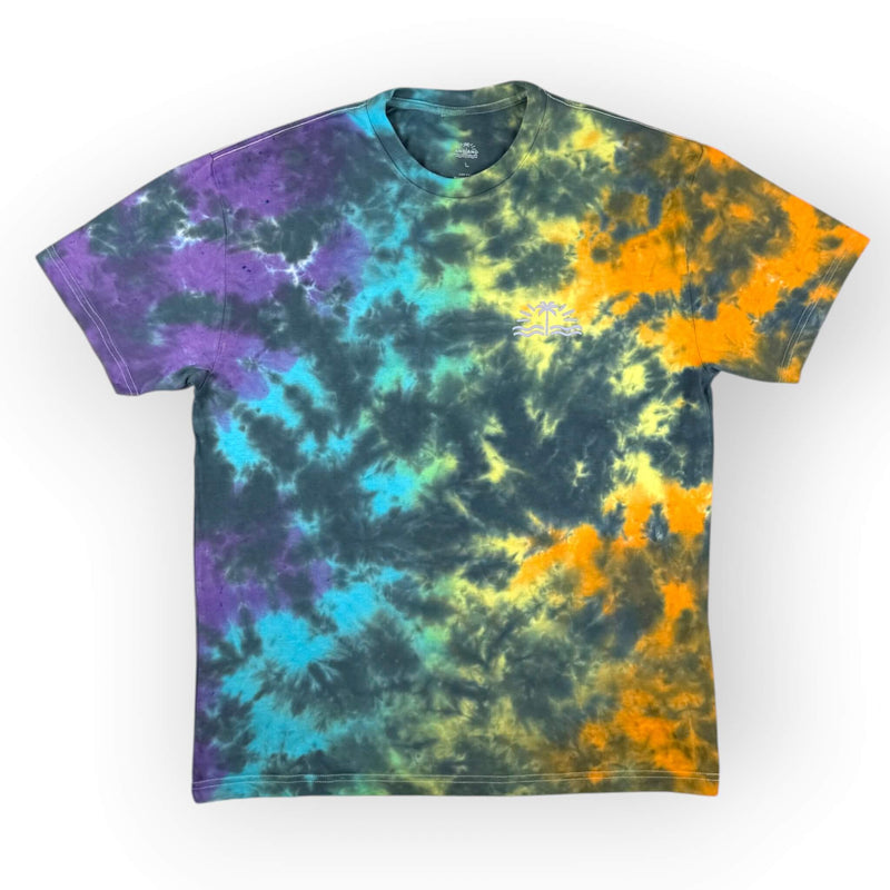 hand dyed Tie Dye Tee - Pastel Black Crush by And And Tie Dye