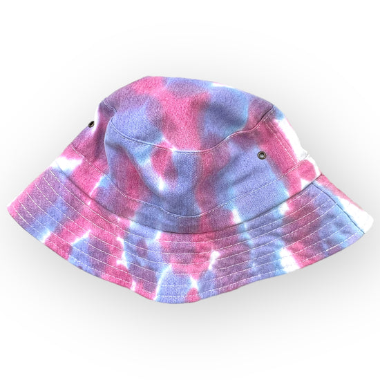 Pink & Purple Tie Dye Bucket Hat - Toddler / Child Adjustable