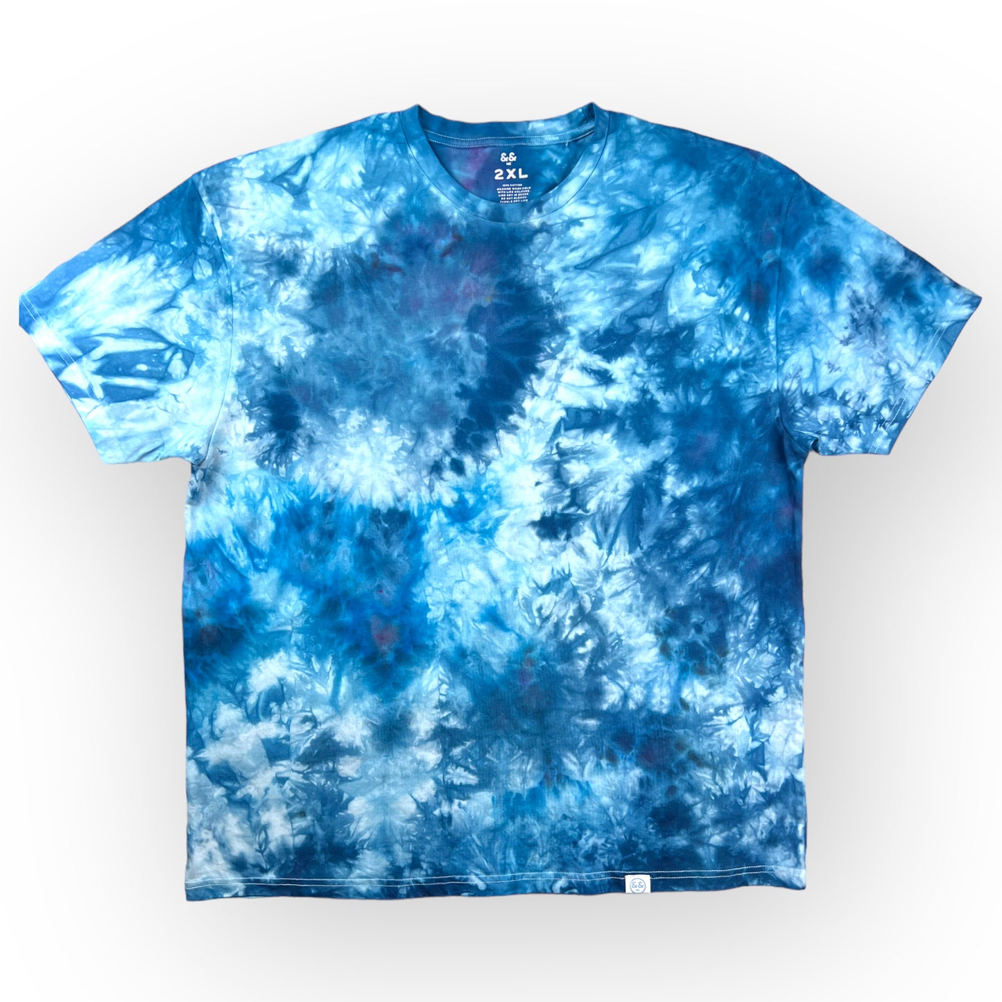 Load image into Gallery viewer, Blues Tie Dye Tee - Adults 2XL
