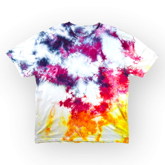 Multi Colour Tie Dye Tee - Adults 2XL