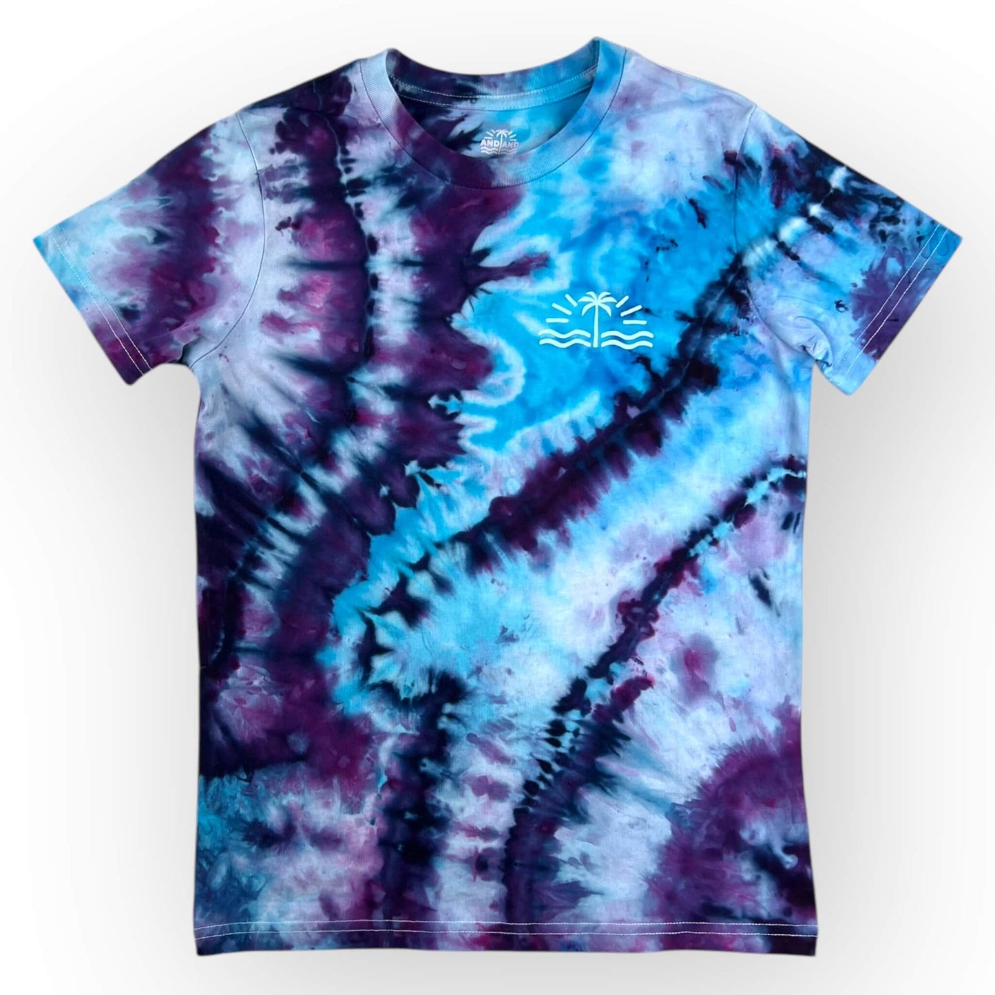 Blues Tie Dye Tee Age 10