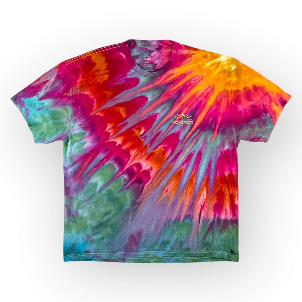 hand dyed Tie Dye Tee - Adults 2XL by And And Tie Dye