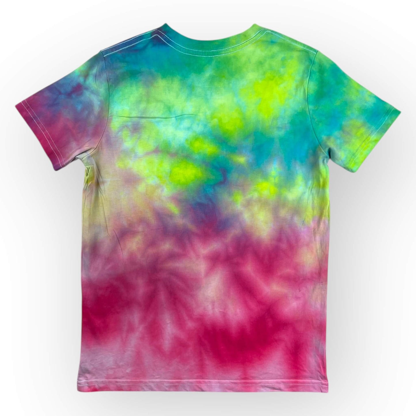 Aqua Pinks Tie Dye Tee Age 10