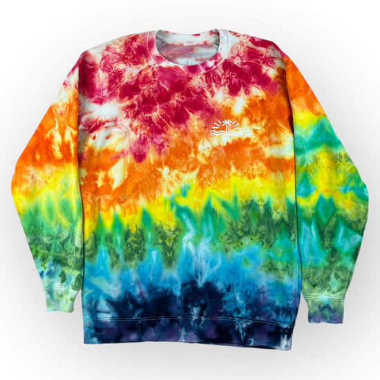 Rainbow Tie Dye Sweatshirt - Adults XL