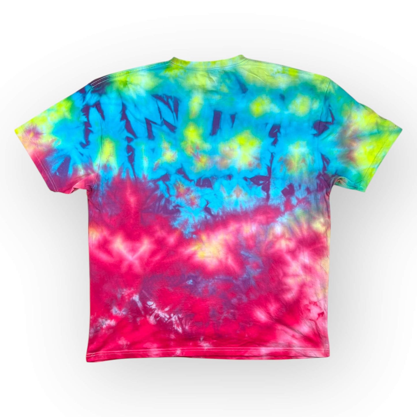 Aqua Pinks Tie Dye Tee - Adults 2XL