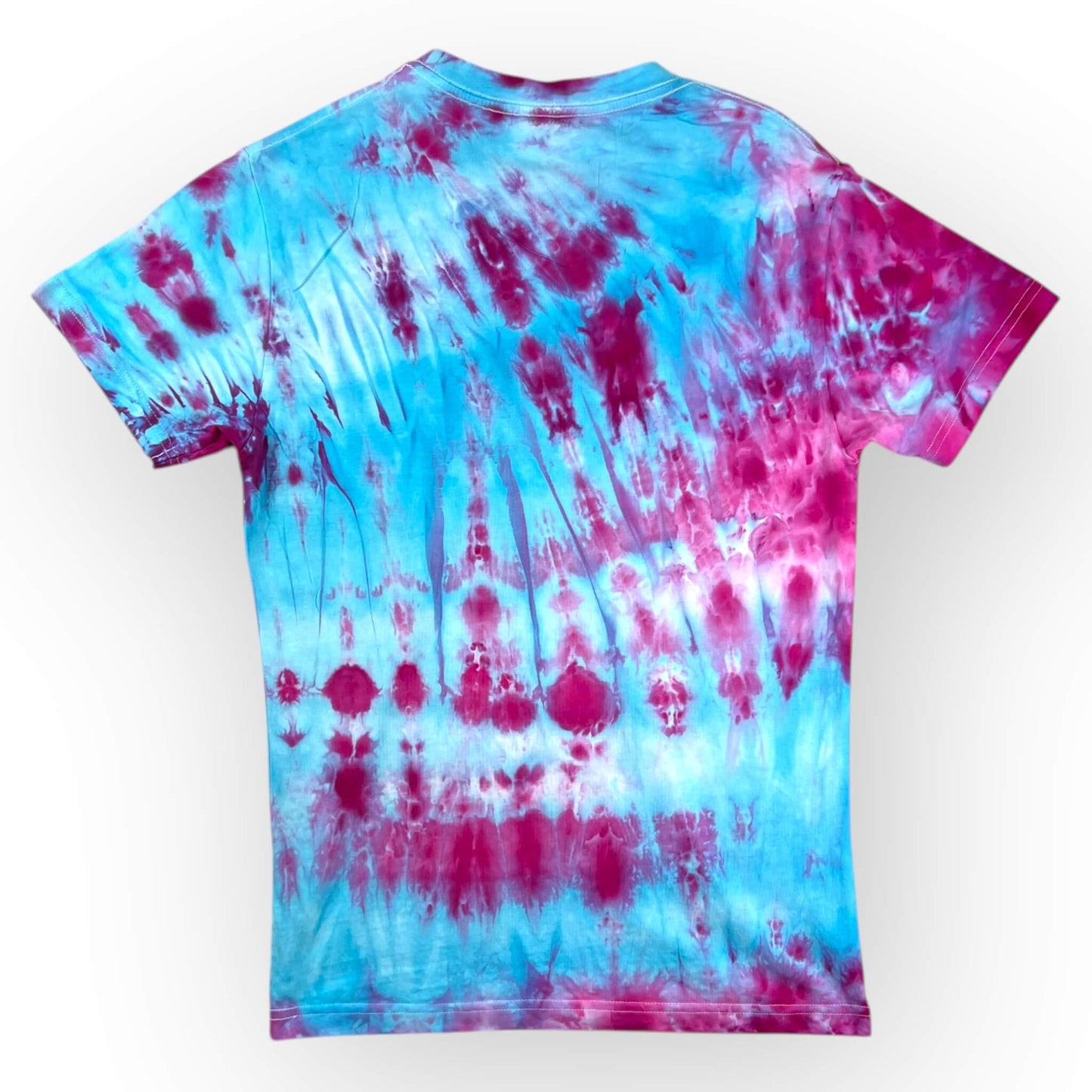 Pink & Turquoise  Tie Dye Tee - Adult Small