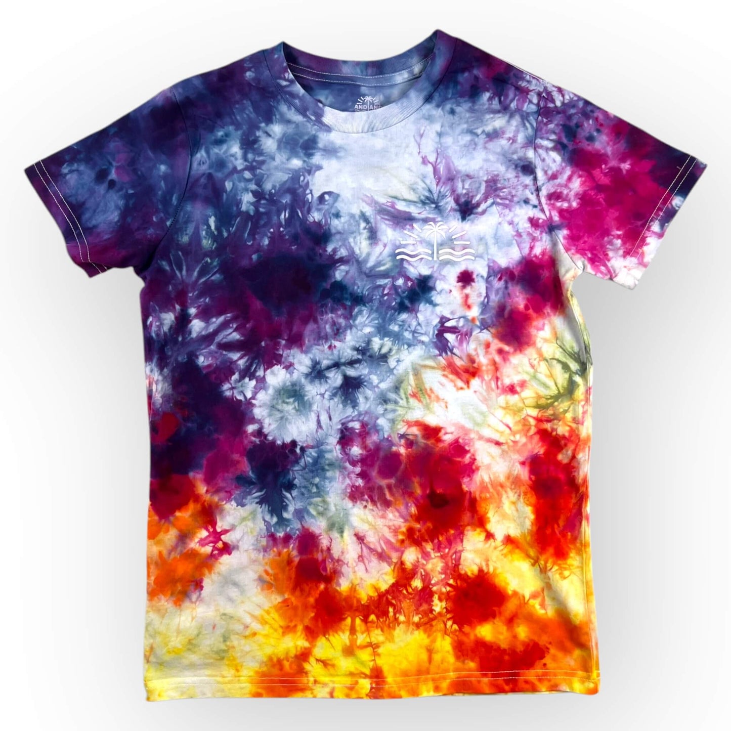 Multi Colour Tie Dye Tee Age 12