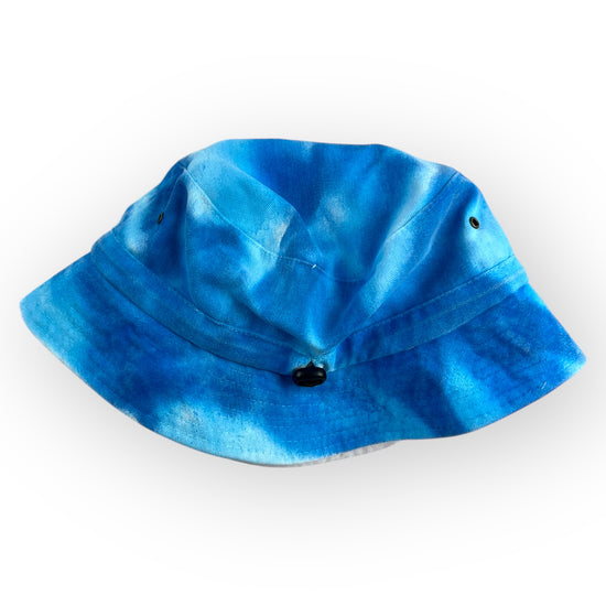 Blues Tie Dye Bucket Hat - Older Child / Adult Adjustable