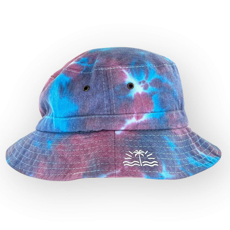 hand dyed Tie Dye Bucket Hat - Older Child / Adult Adjustable by And And Tie Dye