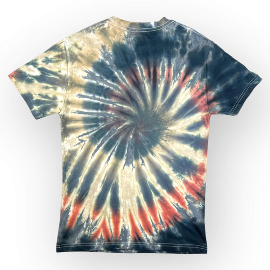 Tan & Black Tie Dye Tee - Adult Small