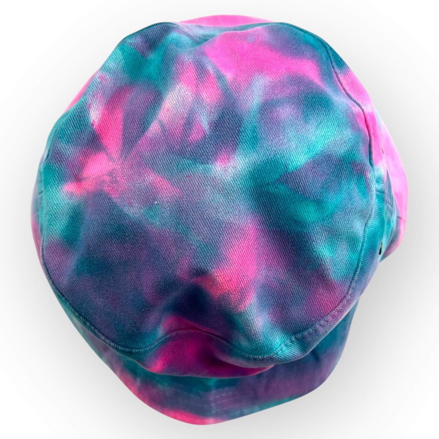 Aqua Pink Tie Dye Bucket Hat - Older Child / Adult Adjustable