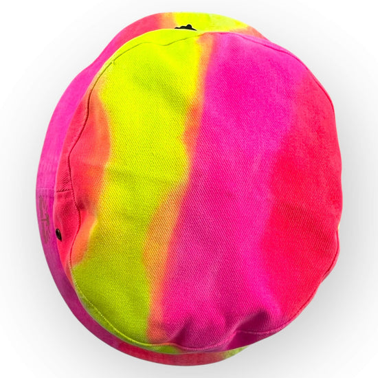 Neon Rainbow Tie Dye Bucket Hat - Older Child / Adult Adjustable