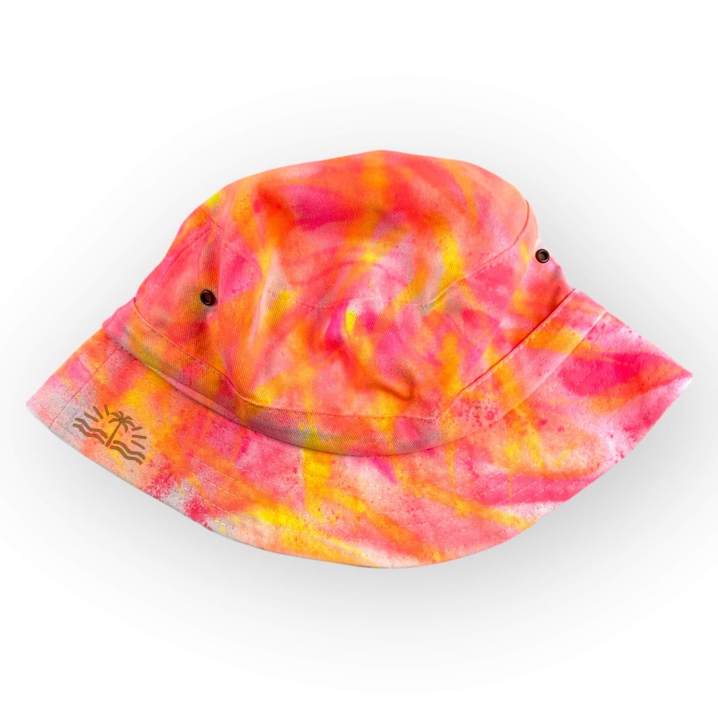 Neon Tie Dye Bucket Hat - Older Child / Adult Adjustable