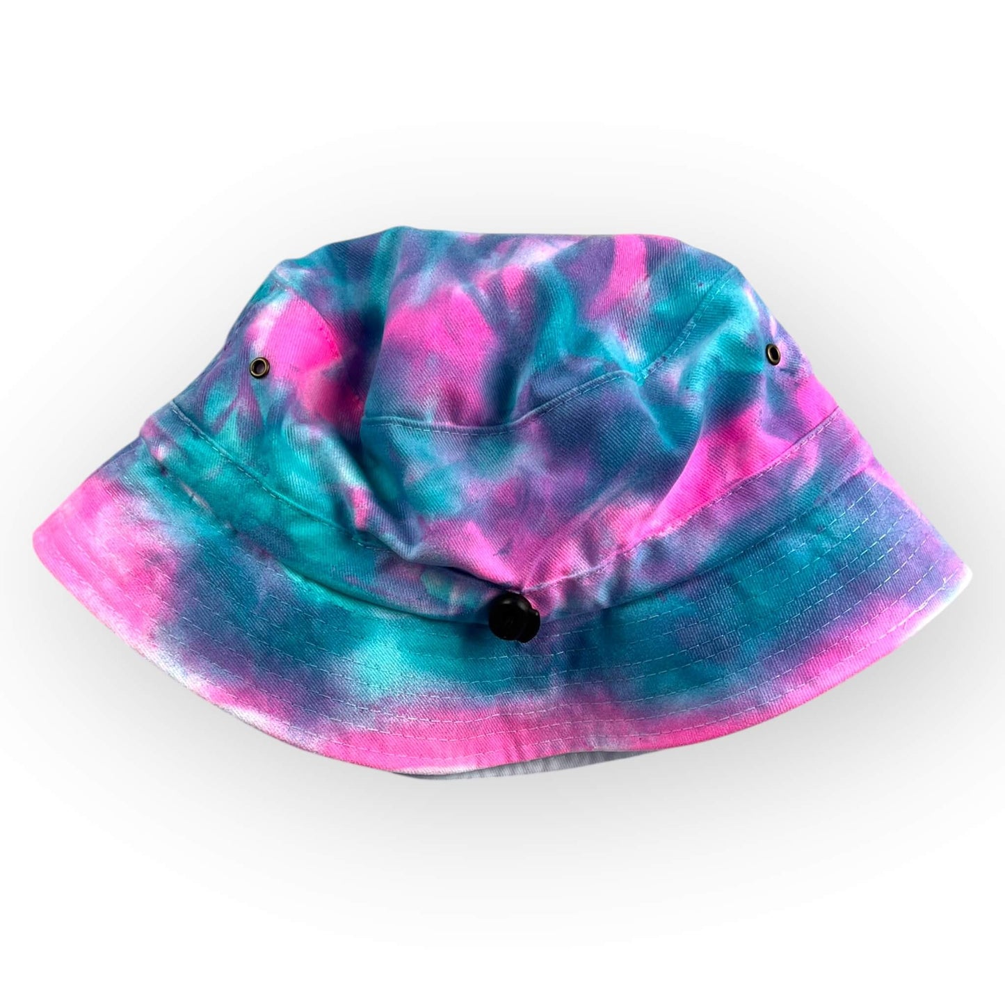 Aqua Pink Tie Dye Bucket Hat - Older Child / Adult Adjustable