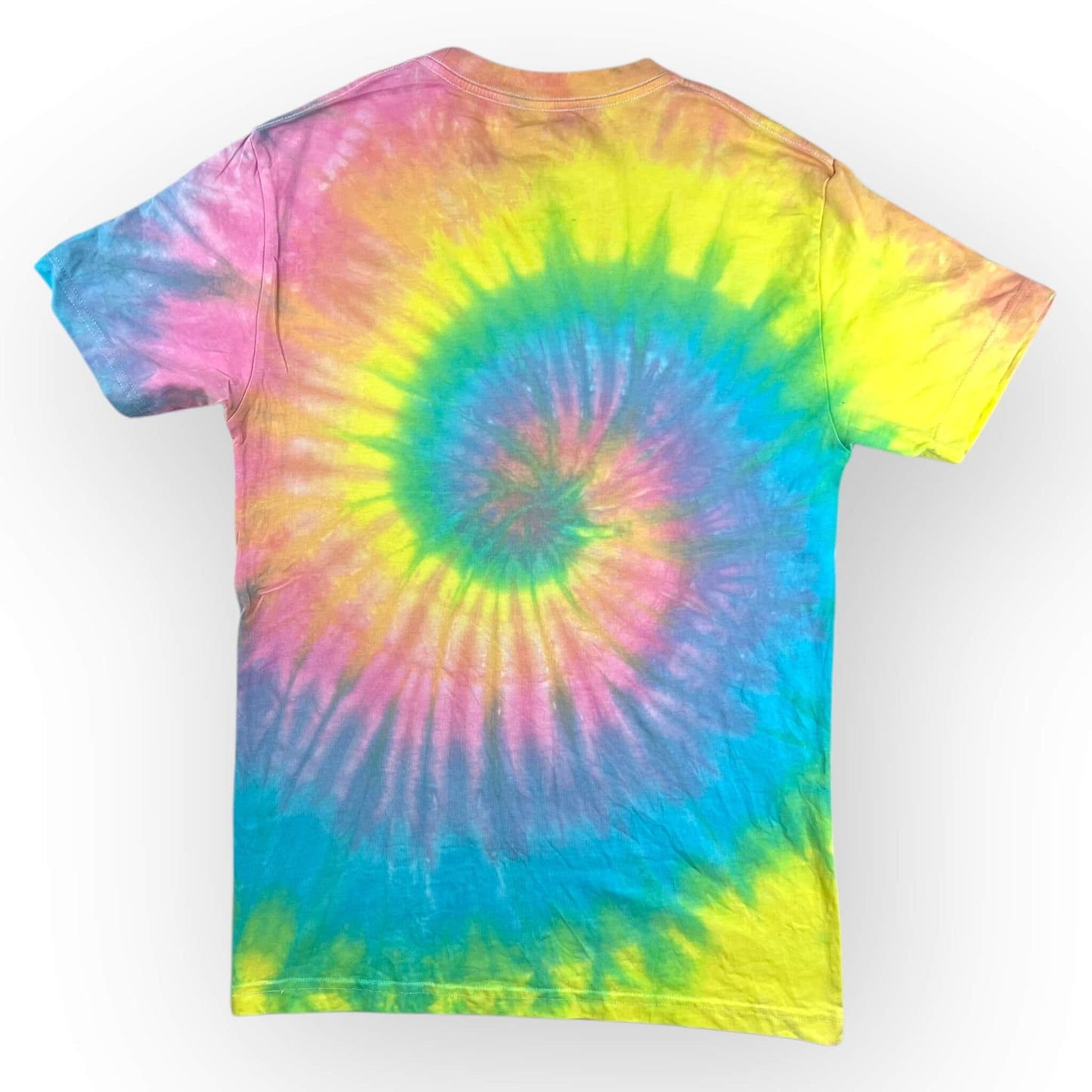 Pastel Rainbow Tie Dye Tee - Adult Small