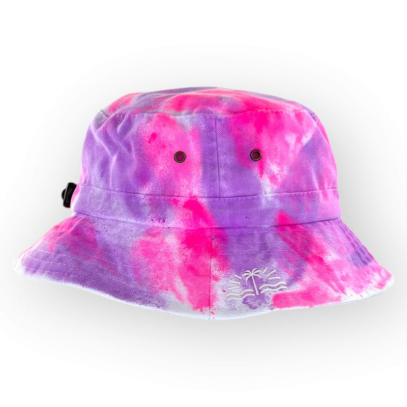 hand dyed Tie Dye Bucket Hat - Toddler / Child Adjustable by And And Tie Dye