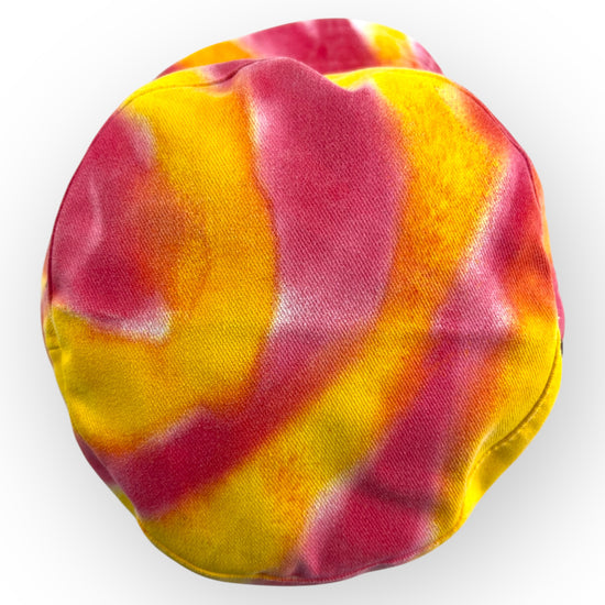 Red & Yellow Tie Dye Bucket Hat - Older Child / Adult Adjustable