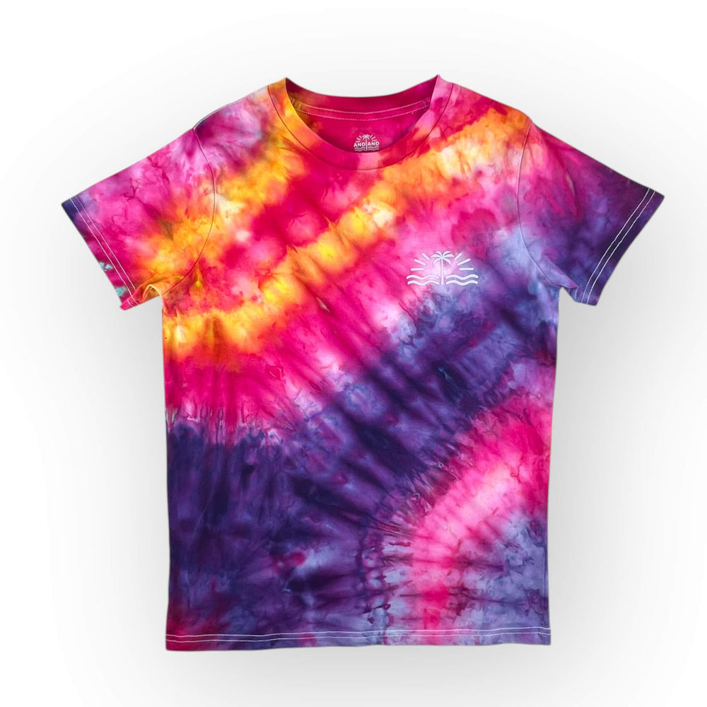 hand dyed Tie Dye Tee Age 12 by And And Tie Dye