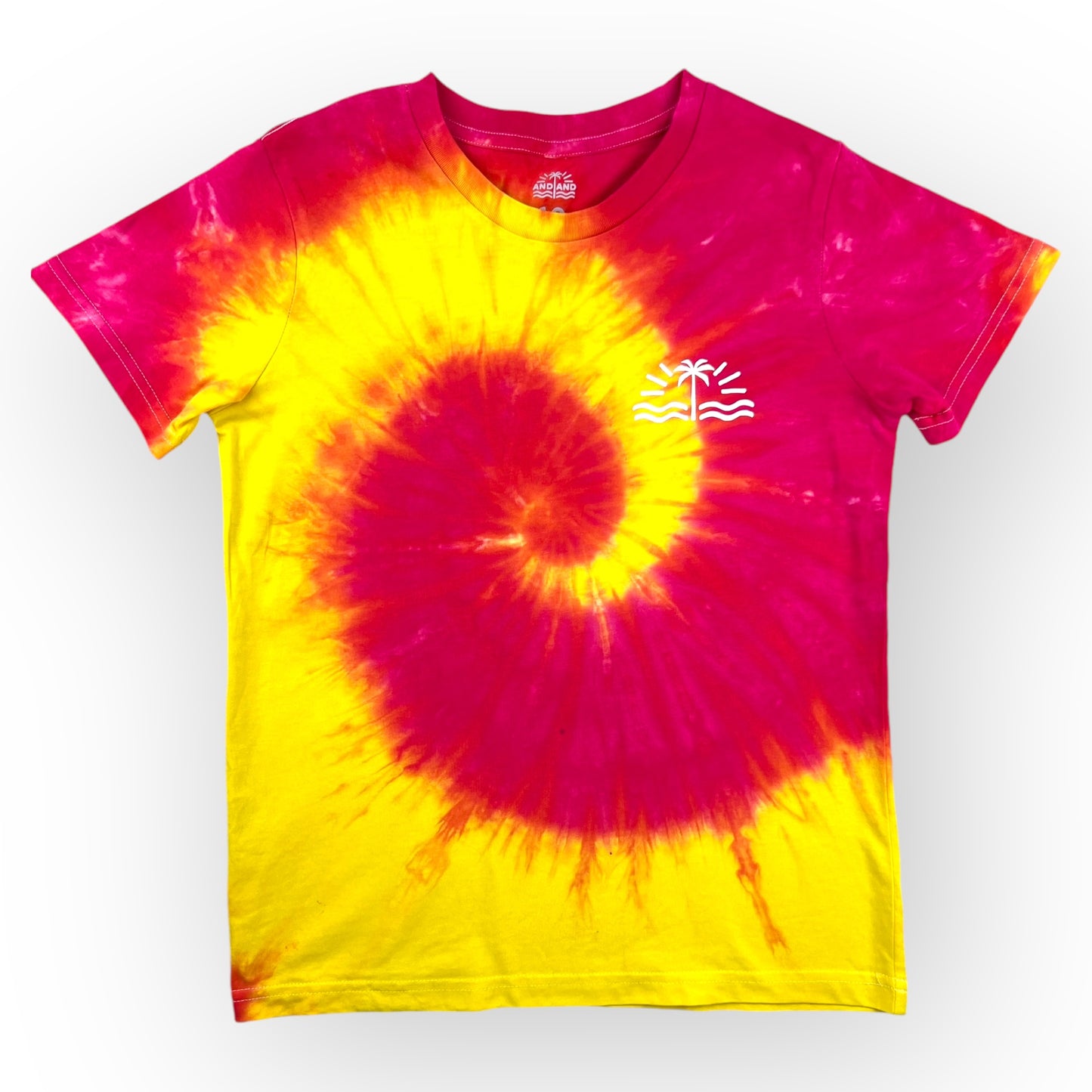 Pink & Yellow Adults Tie Dye Tee - Made For You