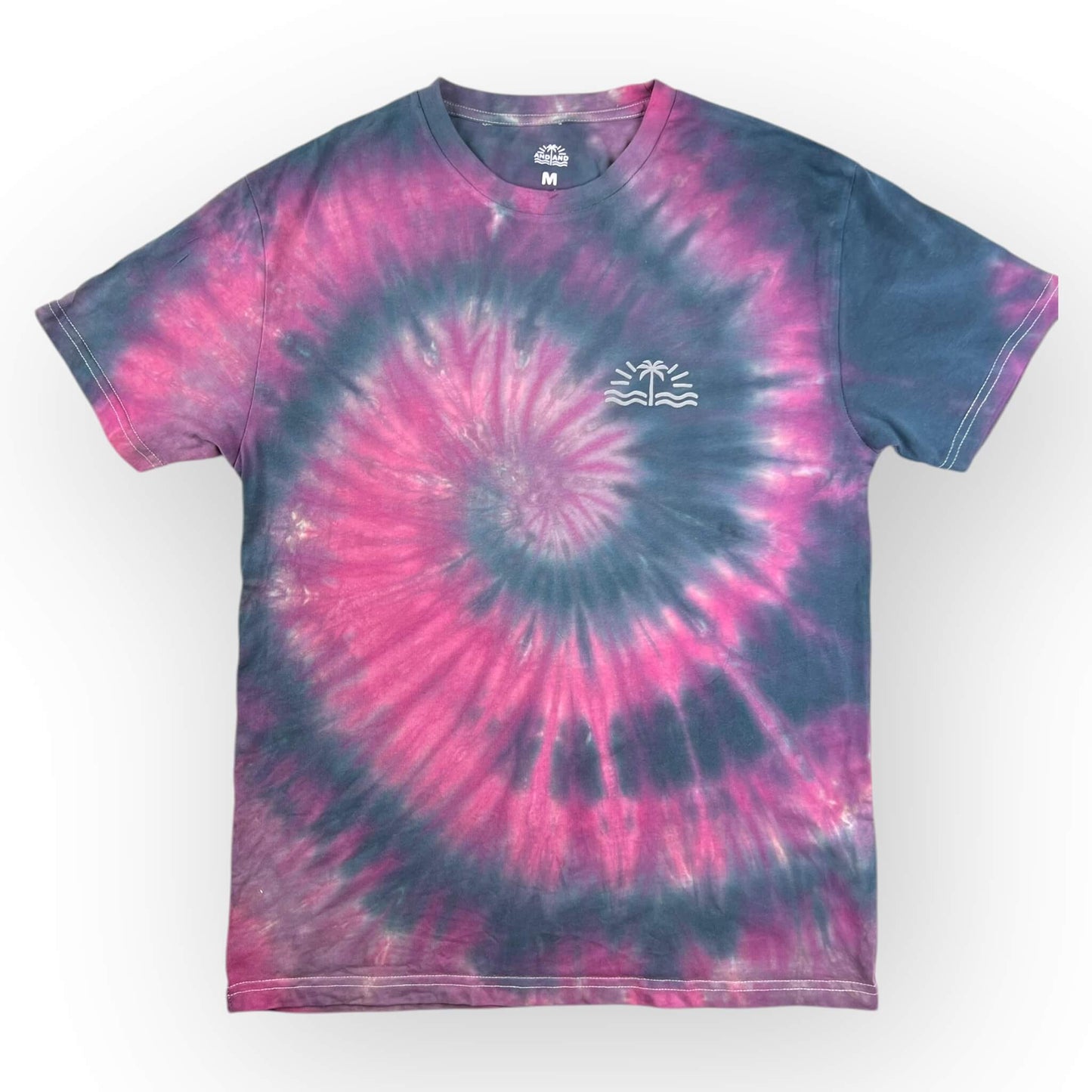 Red & Black Tie Dye Tee - Adults Medium