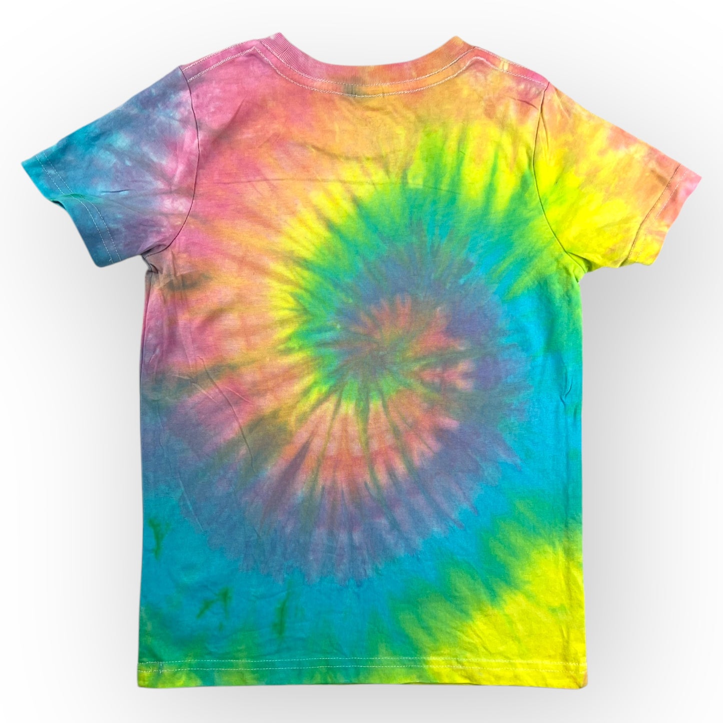 Pastel Rainbow Tie Dye Tee Age 6