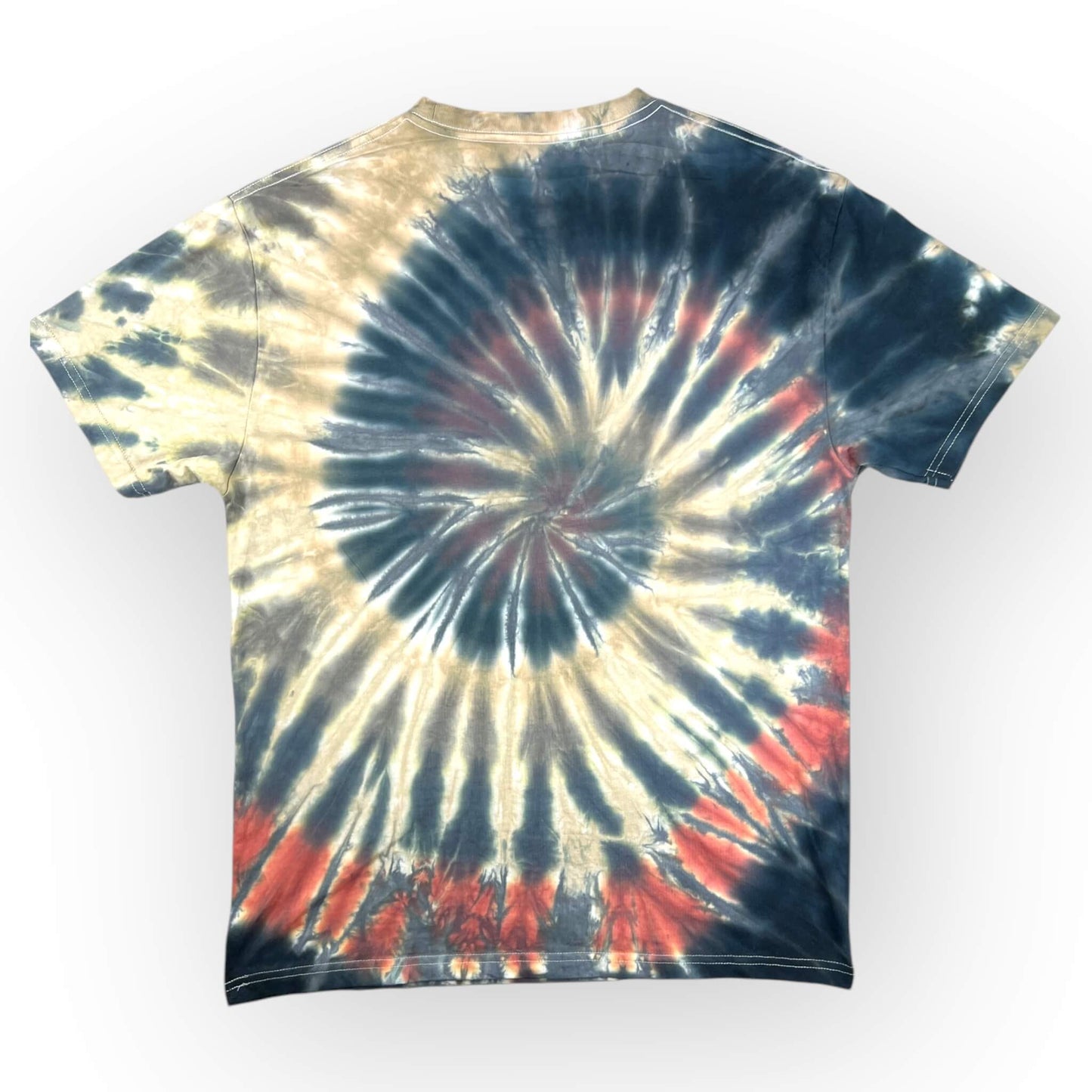 Tan & Black Tie Dye Tee - Adults Large