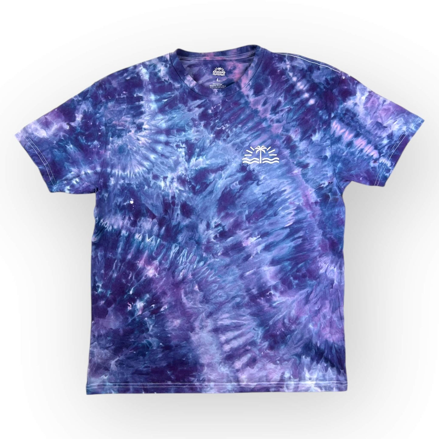 Blues Tie Dye Tee - Adults Large