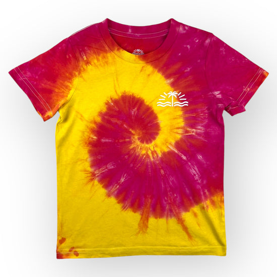 Pink & Yellow Adults Tie Dye Tee - Made For You