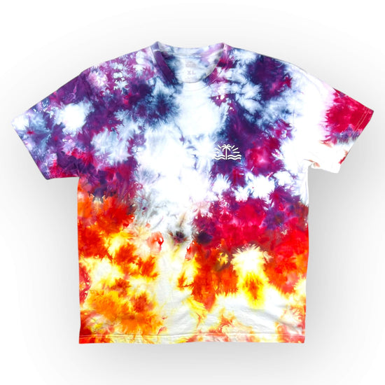 Multi Colour Tie Dye Tee - Adult XL