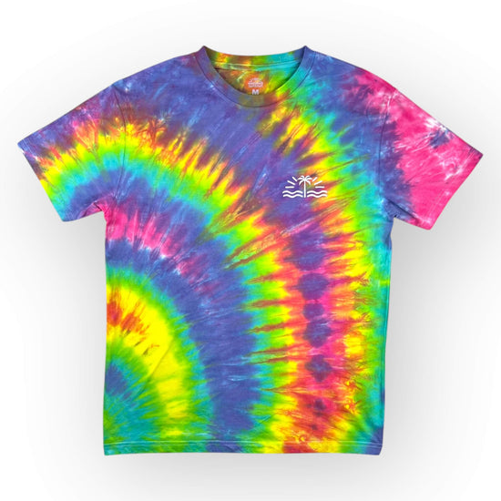 Rainbow Tie Dye Tee - Adults Medium