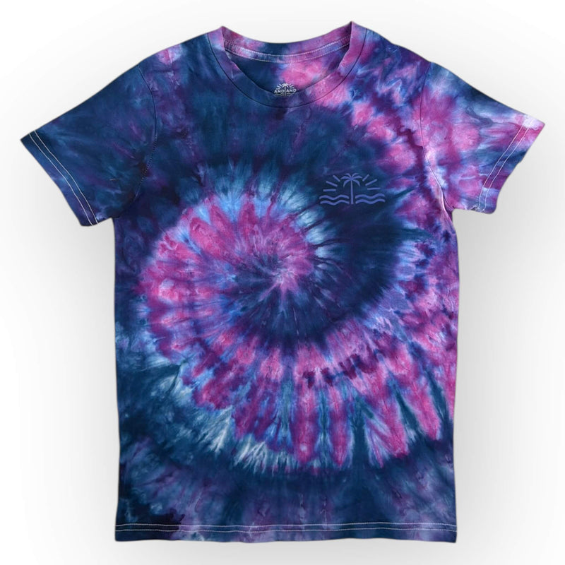 hand dyed Tie Dye Tee Age 10 by And And Tie Dye