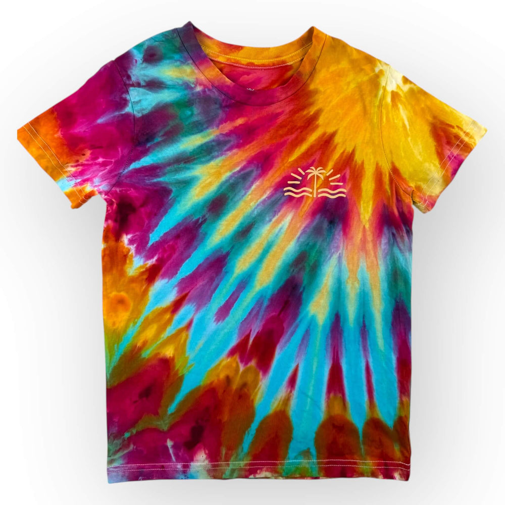 hand dyed Tie Dye Tee Age 8 by And And Tie Dye