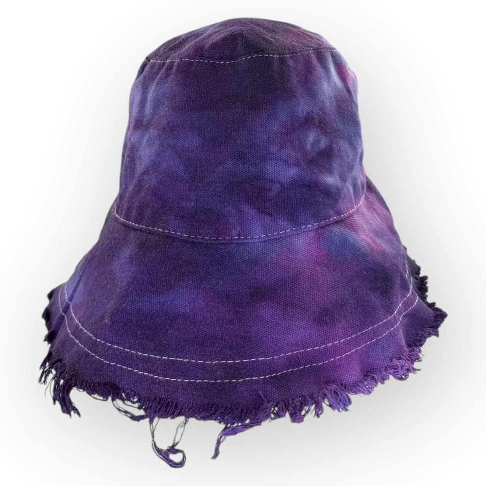 hand dyed Tie Dye Floppy Hat - Adult Size by And And Tie Dye