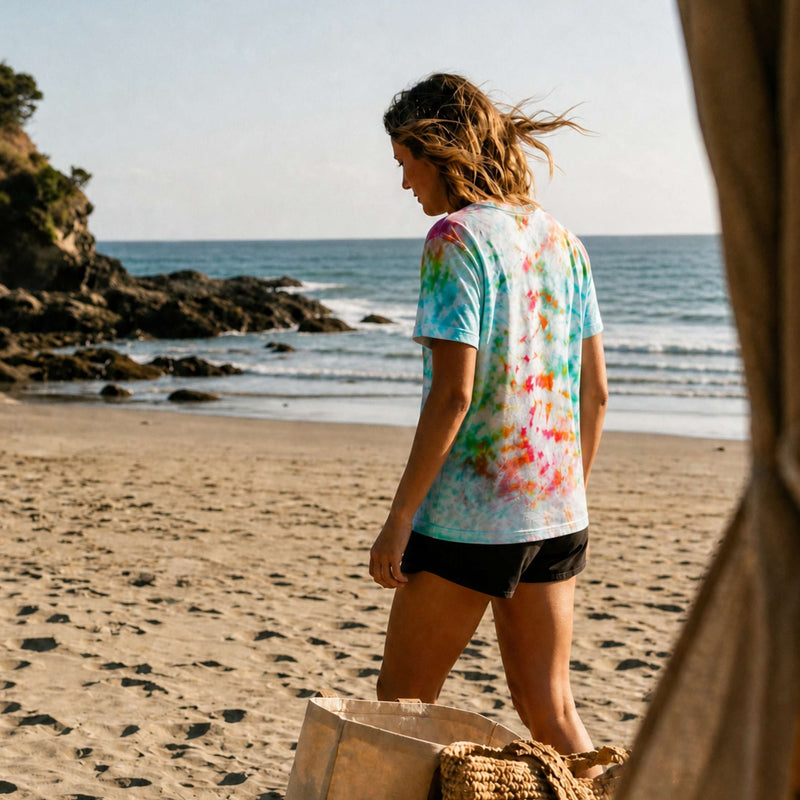 
                  
                    hand dyed Tie Dye Tee - Grey Rainbow Crush by And And Tie Dye
                  
                