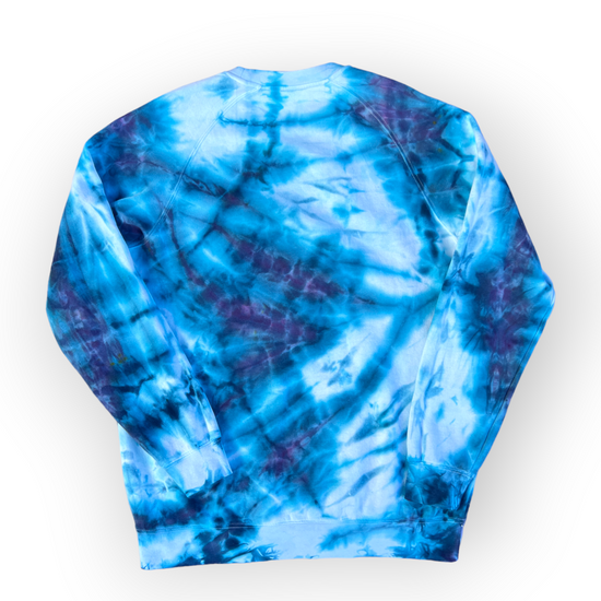Load image into Gallery viewer, Blues Tie Dye Sweatshirt - Adult X-Large
