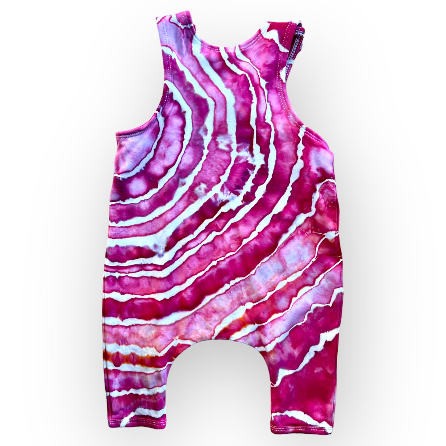 Load image into Gallery viewer, Pinks Slouch Tie Dye Romper Age 0-3 Months
