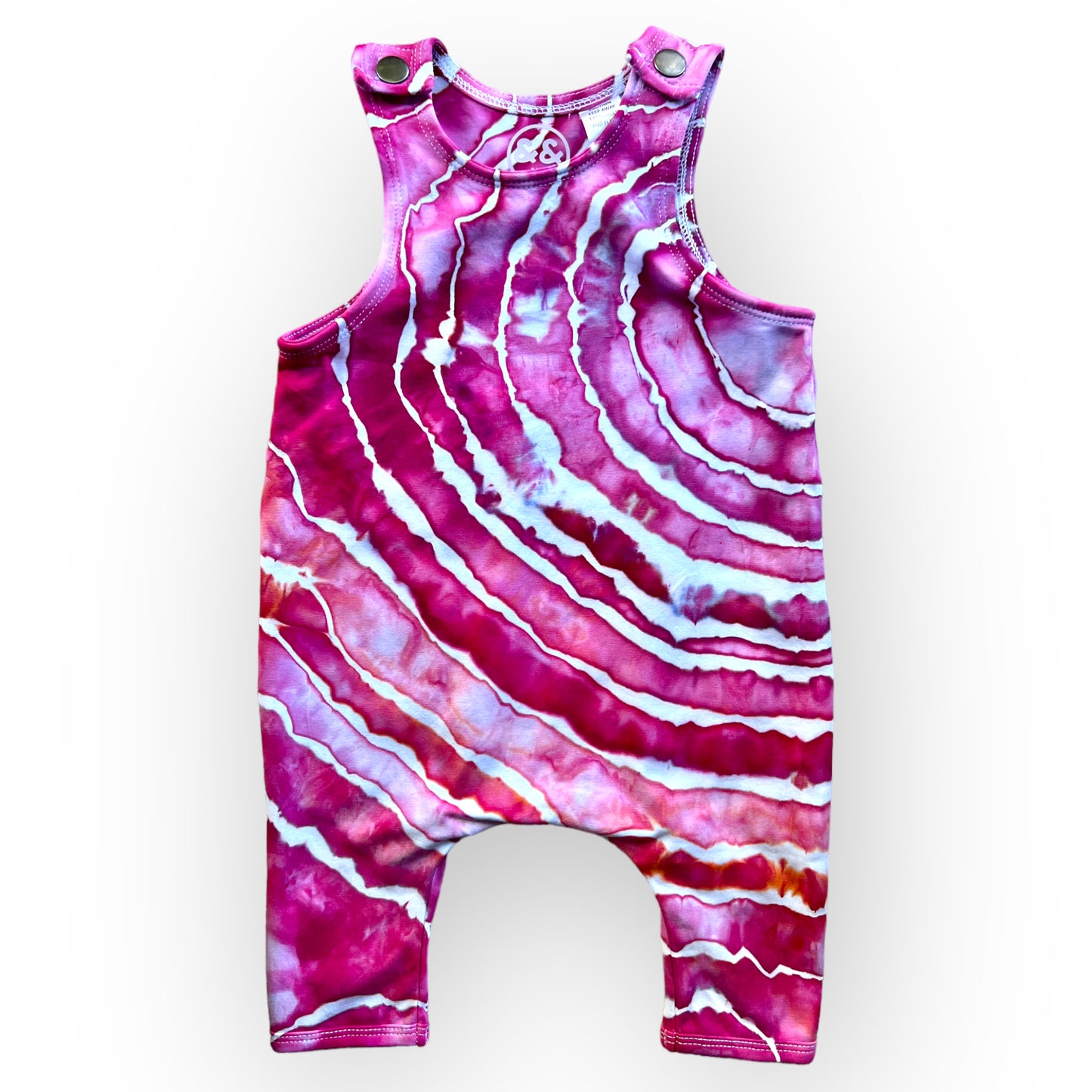 Load image into Gallery viewer, Pinks Slouch Tie Dye Romper Age 0-3 Months
