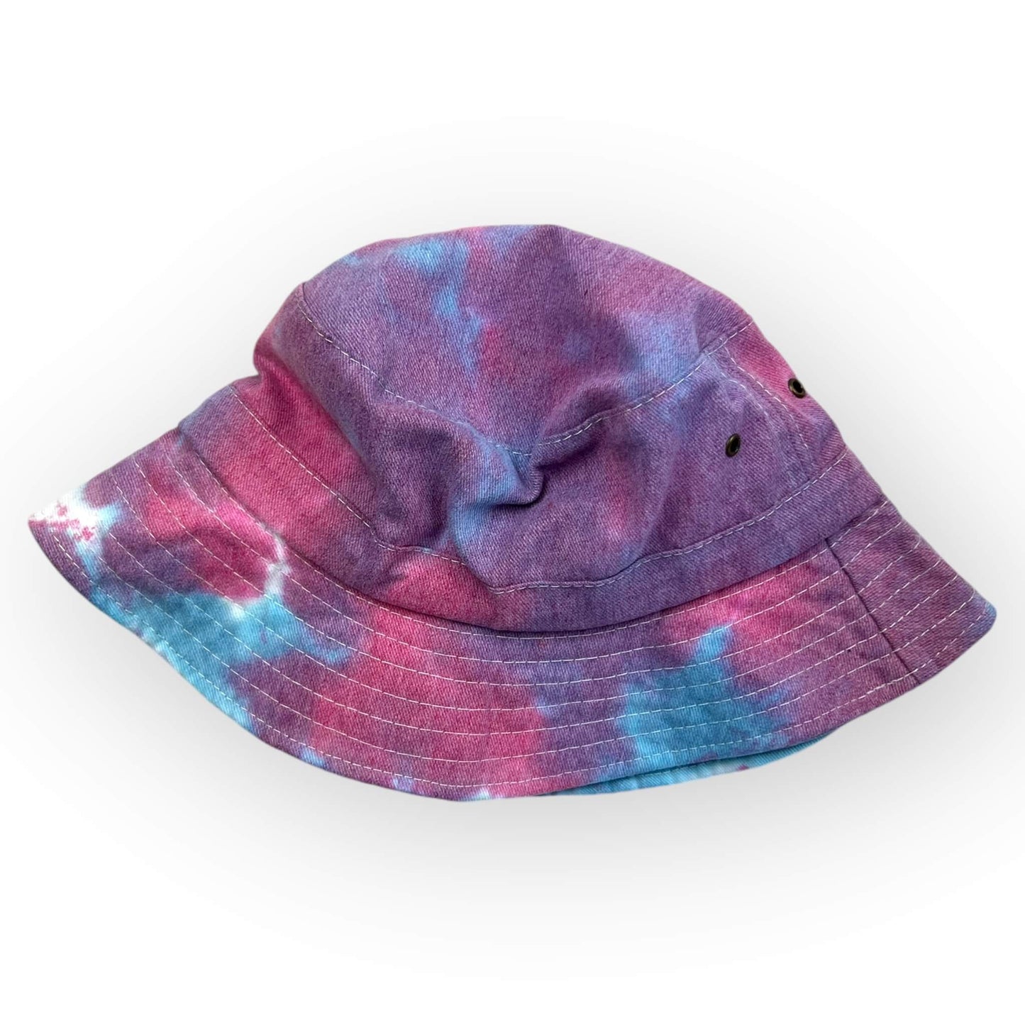 Turquoise & Pink Tie Dye Bucket Hat - Toddler / Child Adjustable