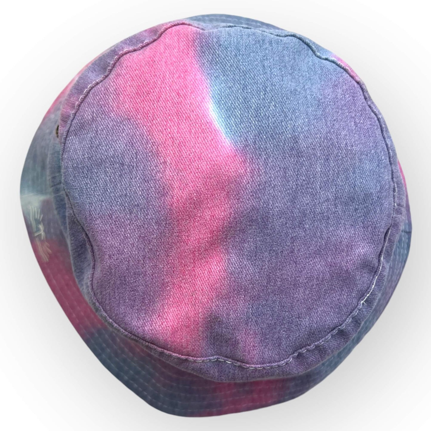 Pink & Blue Tie Dye Bucket Hat - Toddler / Child Adjustable