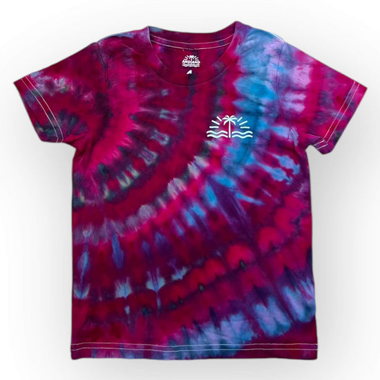 Pinks & Blues Tie Dye Tee Age 4