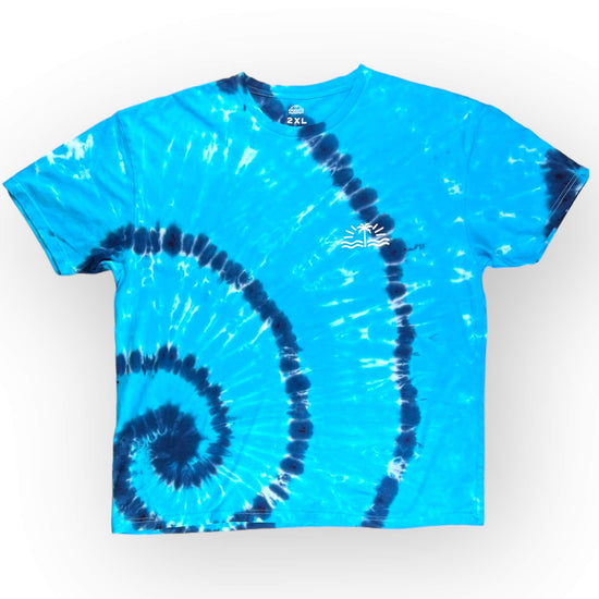 Blues Tie Dye Tee - Adults 2XL